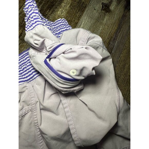 Lululemon Purple Tracker Shorts Size 6 - Picture 3 of 5